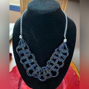 Beaded necklace/choker - 12” long
